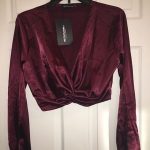 Pretty Little Thing Crop Blouse